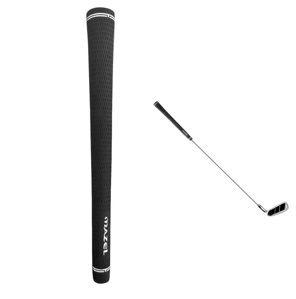 Mazel Golf Iron Grips Jumbo Cross Cotton Technology Black Color Midsize