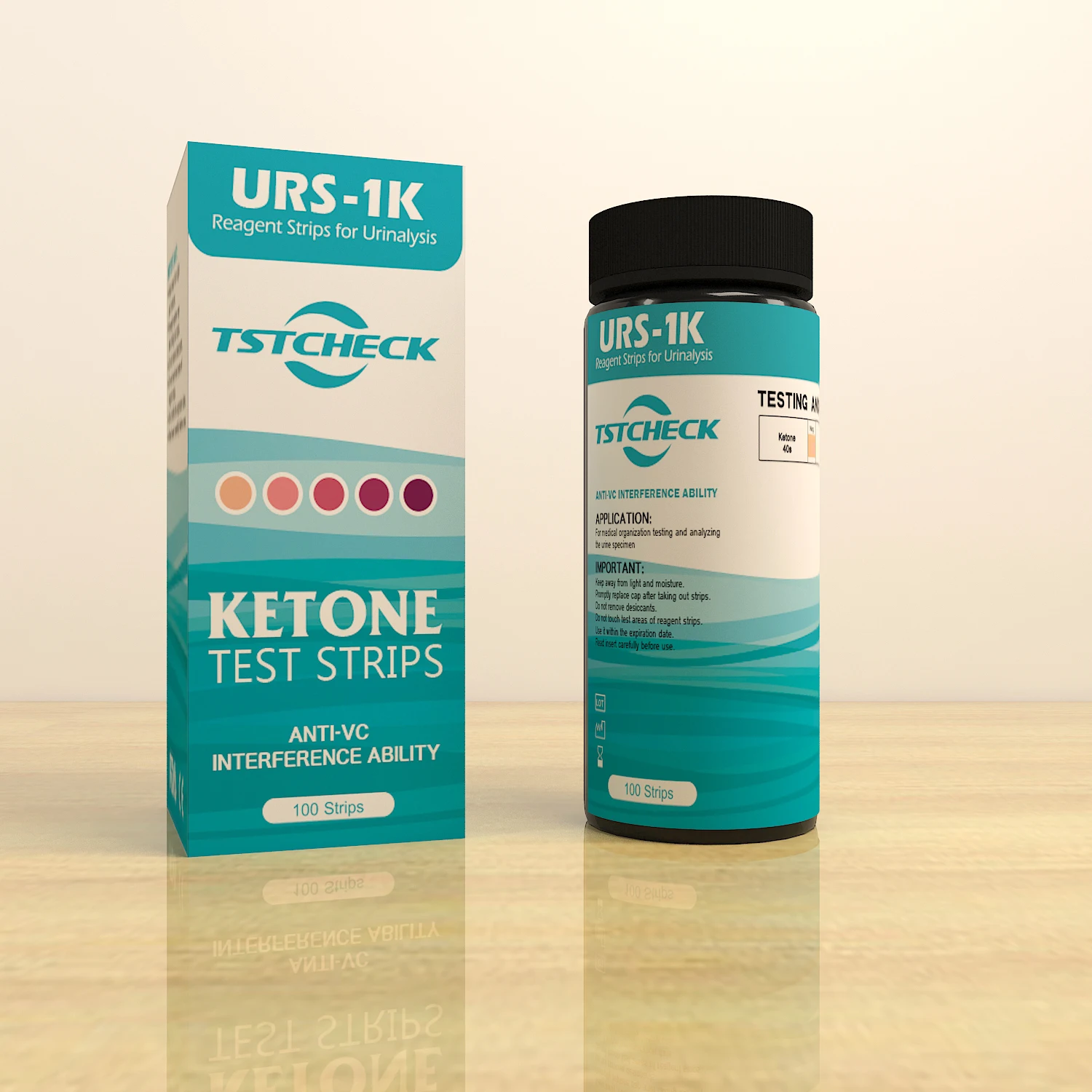High Quality Ketone Testing Diagnostic Urine Test Kit Analysis Strip