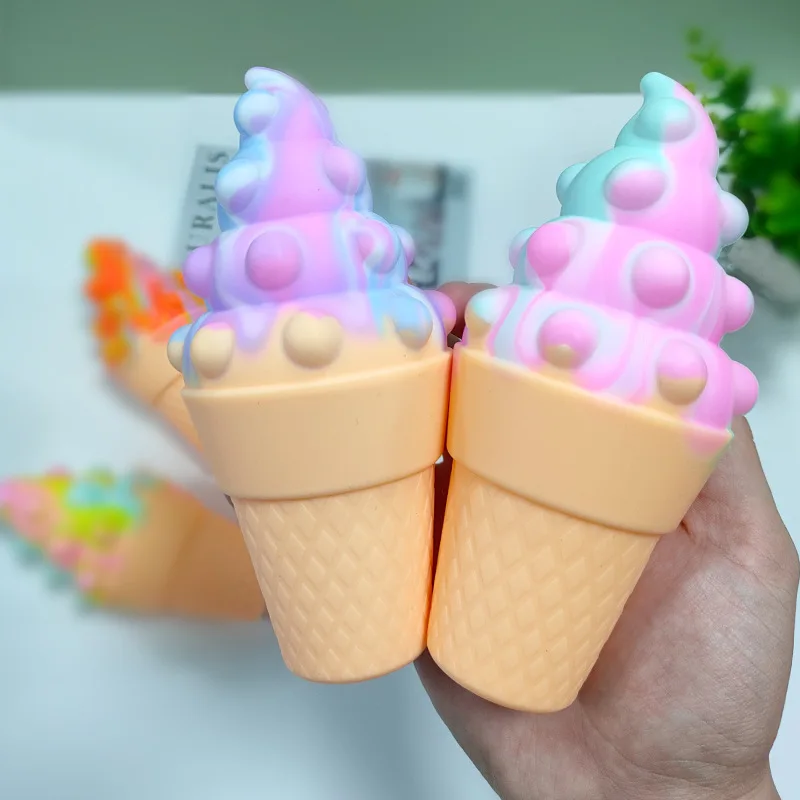 ice cream cone pop it fidget toy