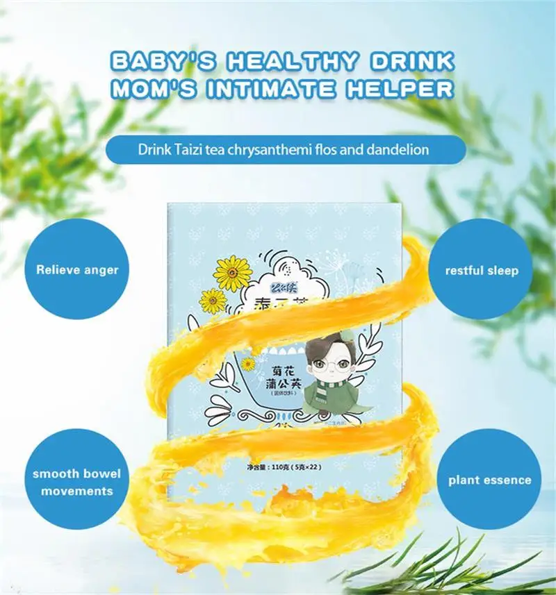 Chrysanthemum and dandelion tea baby herbal organic constipation tea - 4uTea | 4uTea.com