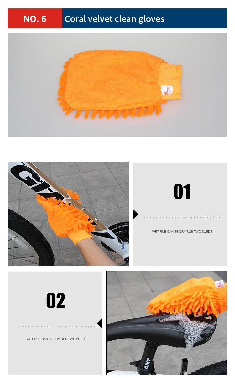 Bicycle Cleaning Kit Brush Set For Mtb Road Bike Chain Wheel