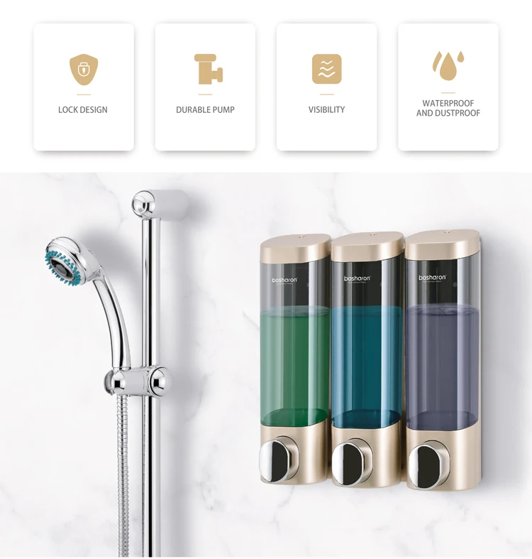 Wall Mounted Soap Body Wash Shampoo And Conditioner Dispenser Buy Body Wash Shampoo And