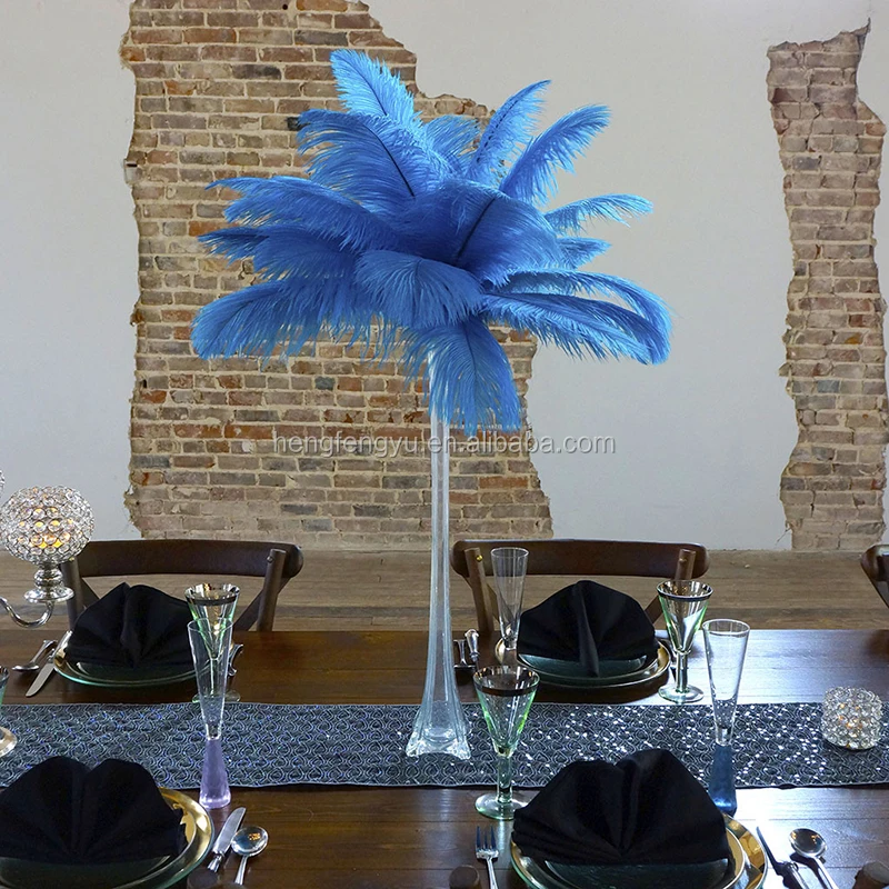 feather vases weddings