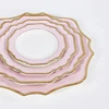 bone china tabletop plate buffet moroccan tableware dinner cheap japanese style enamel creative tableware