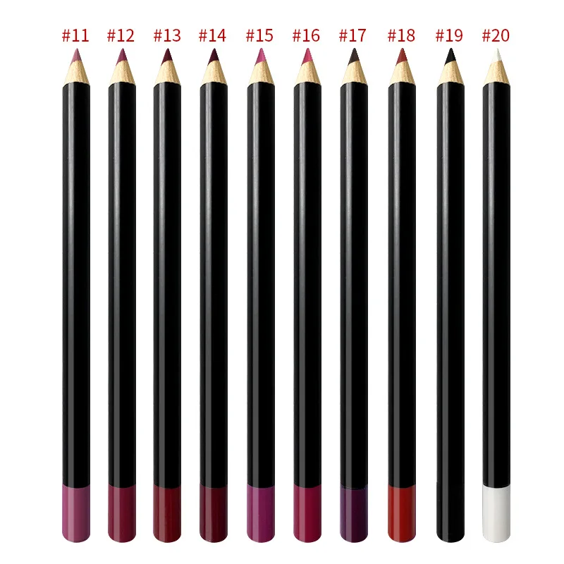 Wholesale Matte Lipliner Lip Liner Private Label Vegan Lip Liner Pencil