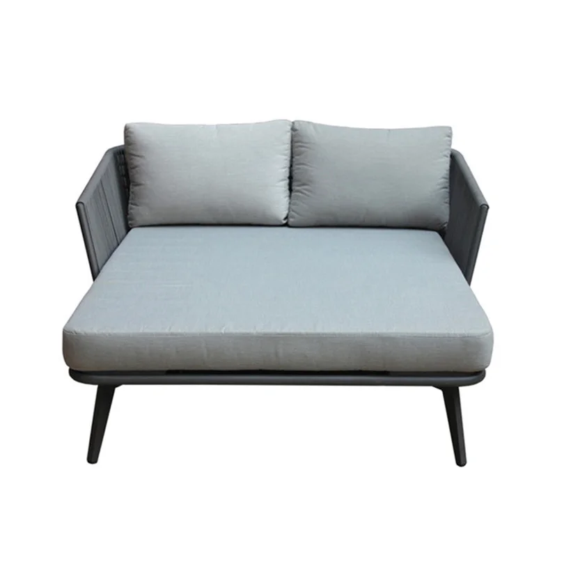 
2020 Hot selling modern double soft sofas sleeper bed with bedside 