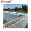 strong quality glass balustrade handrail for outdoor deck porch balcony railing using