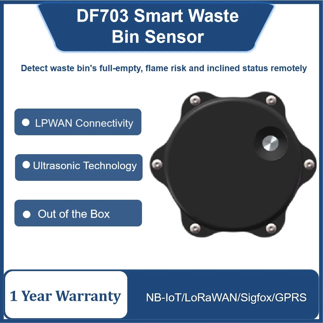 Df703 Smart Sensors Fill-level Sensor For Bins Gprs/ 4g/ Nb-iot ...