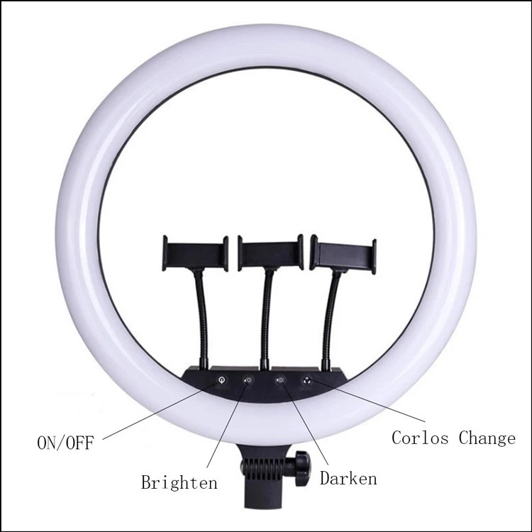 Kingshowstar - Live Broadcast Led Photography Ring Light 5500k Selfie 10 Inch 18 Inch Ring Fill Light Led Ring Light Ungrouped 19