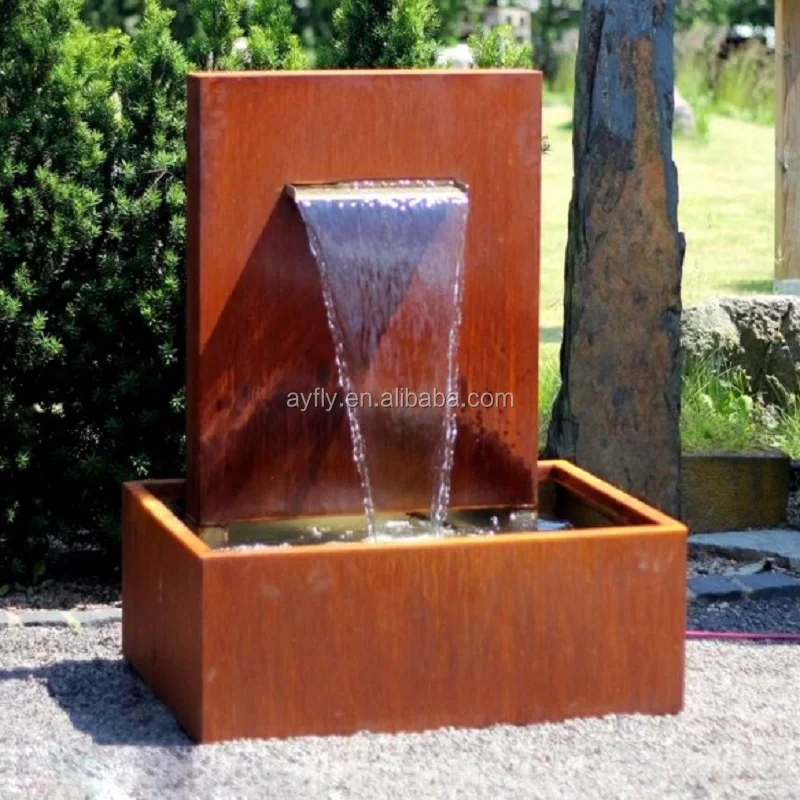 Corten Steel Water Fountain - Buy Corten Steel Water Fountain,Corten ...