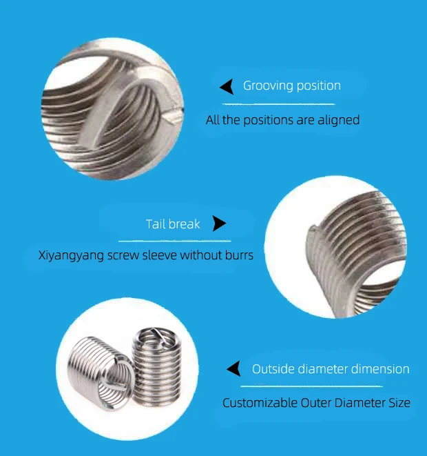 Stainless Steel Fine Thread Insert M16*1.5 Unf Factory Price - Buy M2 ...