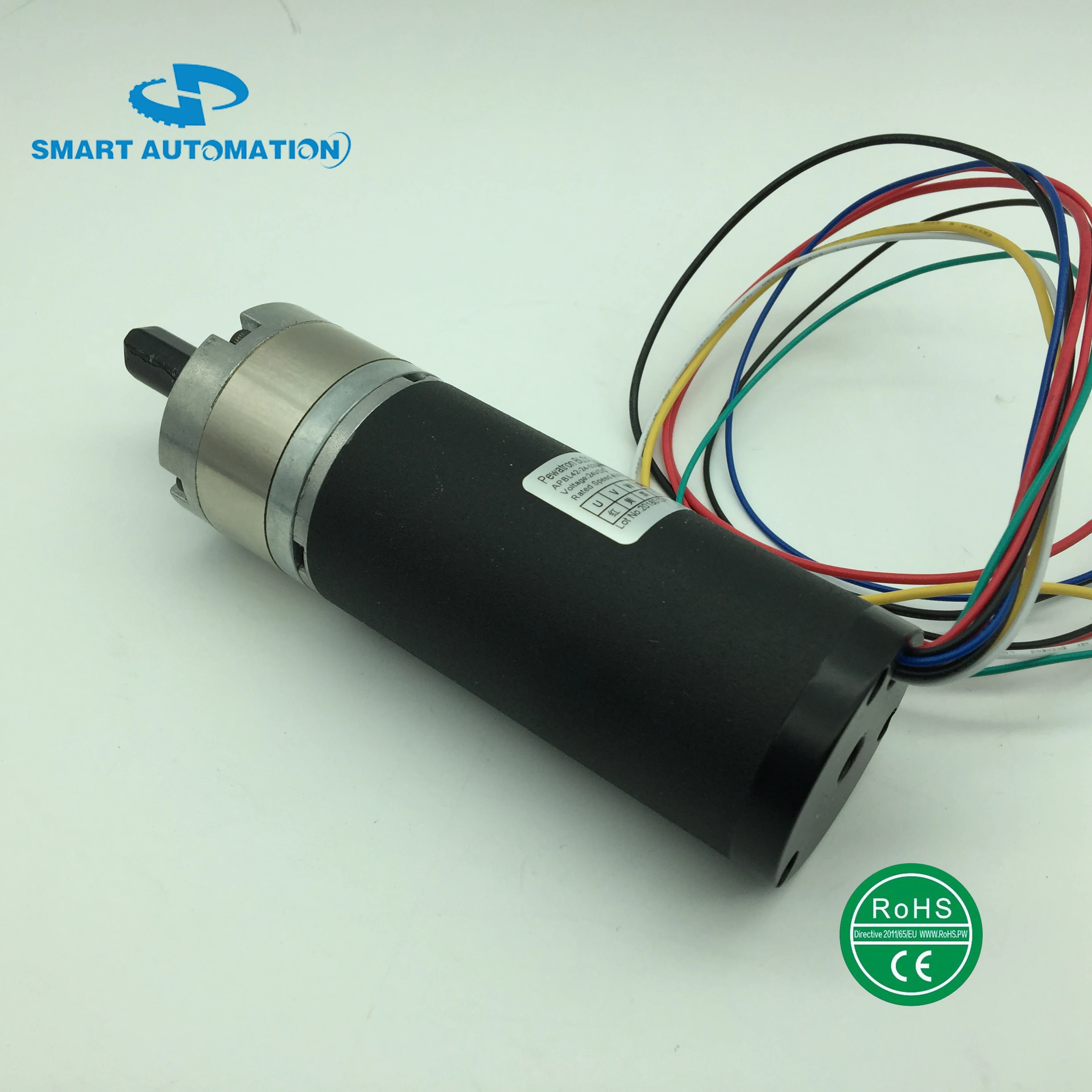 42RBL 42mm Cylindrical Body Dc Brushless Motor, OPTION BLDC with Gearhead Brake Encoder Assembled, Driver/Controller Integrated