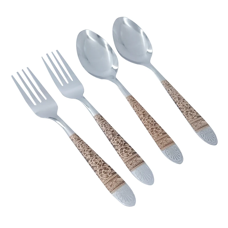 Party supplies tableware soup spoon metal tableware