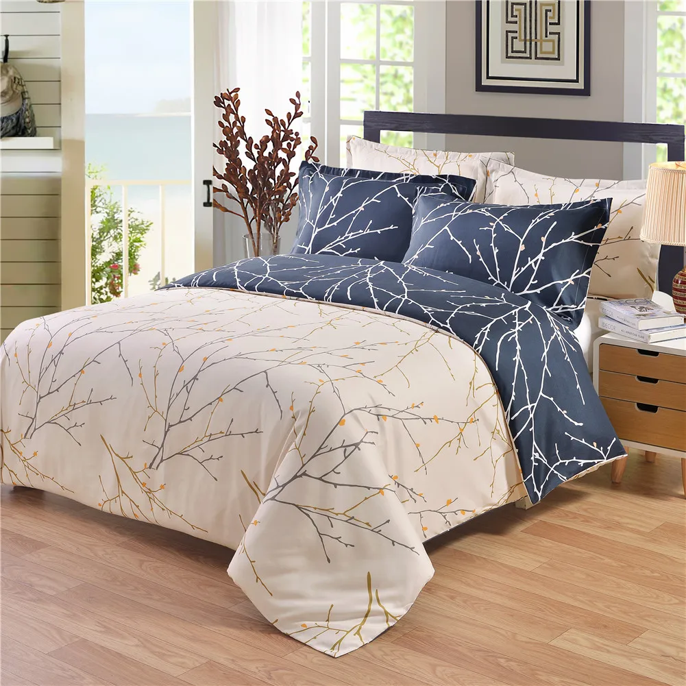 Hot Sale Polyester Printed Pattern Bedding Set 3D Designer Bed Sheet Duvet Cover Linen at AliExpress