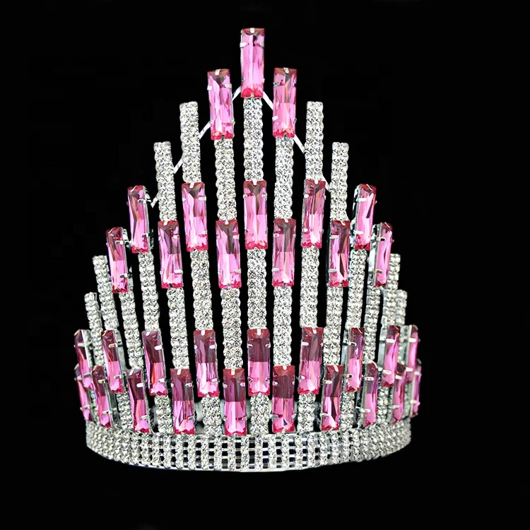 Beauty Rhinestone Crystal Beauty Pageant Miss World Full Round Pageant Crowns Buy Rhinestone