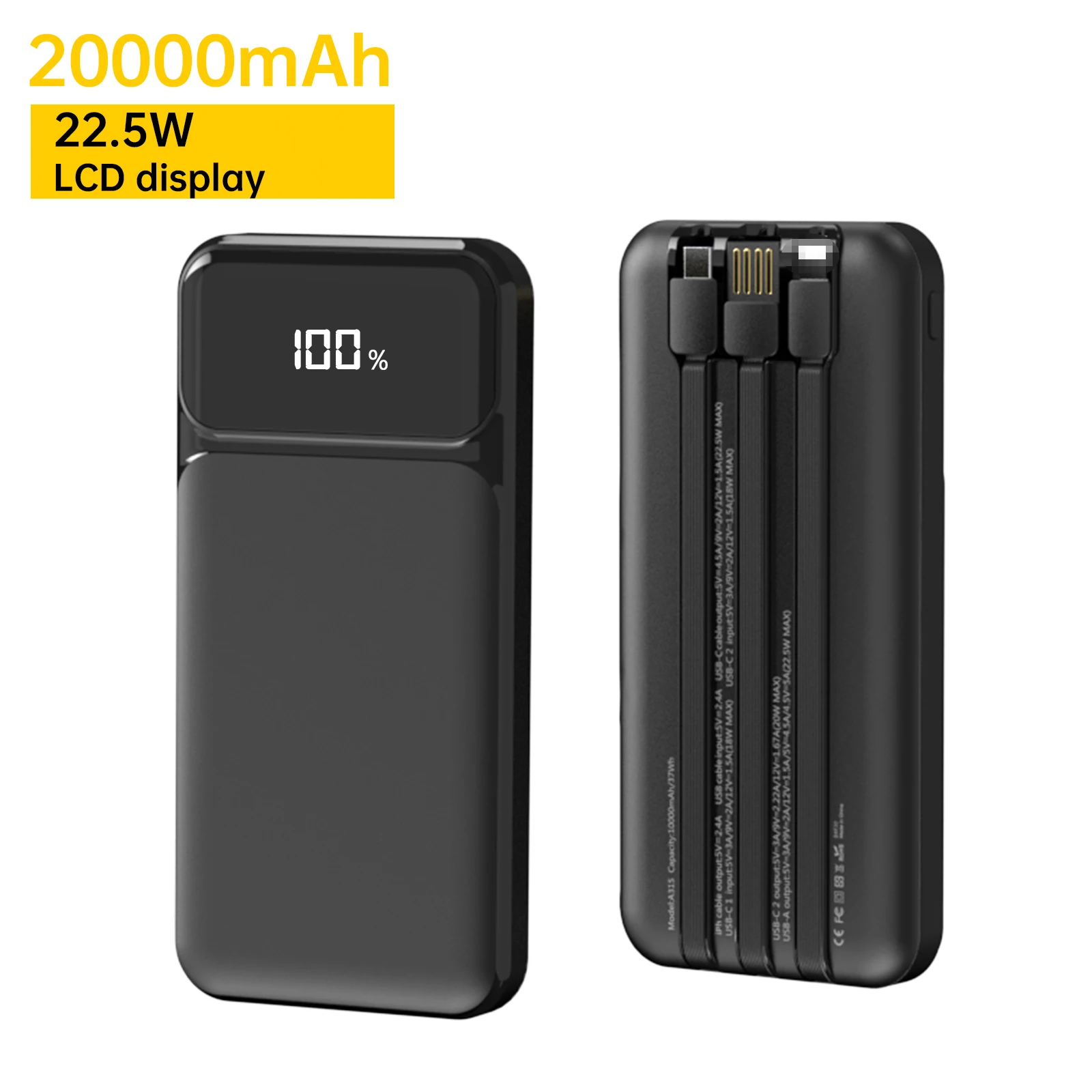 aspor 20000mah power bank