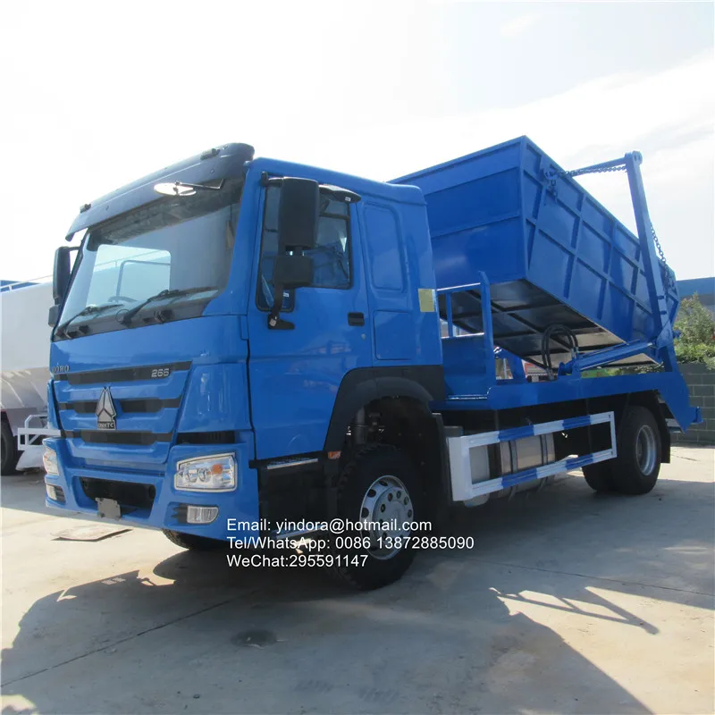 Right Hand Drive Waste Skip 10m3 Garbage Bin Skip Hook Lift Container