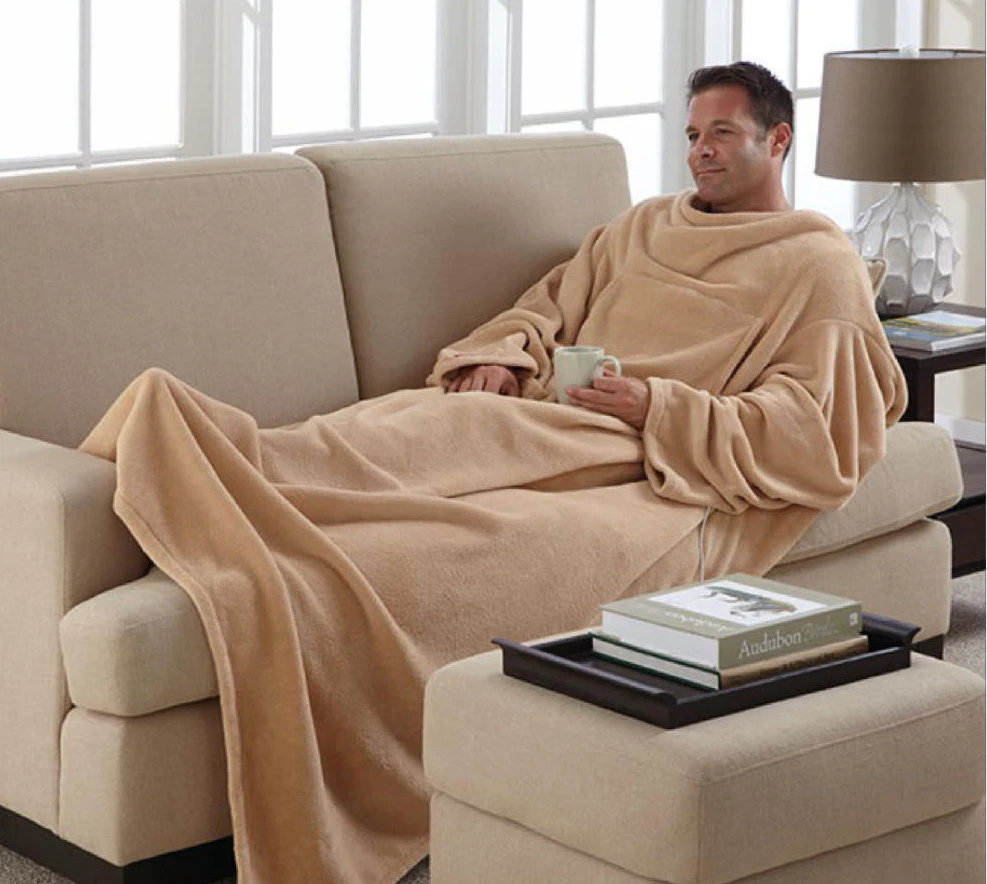 Snuggie Fleece Wearable Electric Blanket Buy Wearable Electric