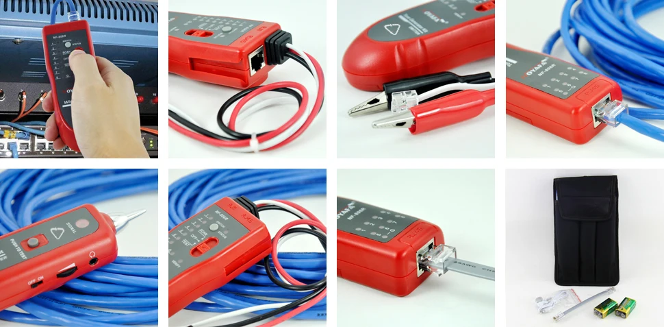 NF-806R UTP STP Cat5 Cat6 RJ45 LAN Network Cable Tracer Diagnose Tone