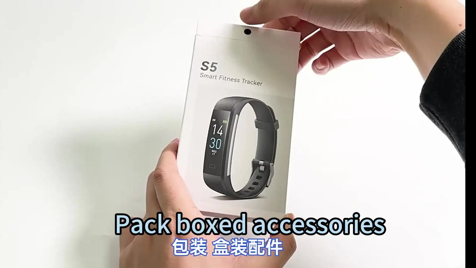 S5 Wristband Temperature Blood Pressure Fitness Heart Rate Step