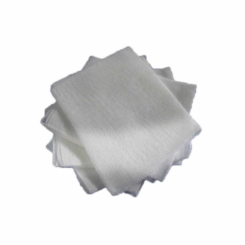 100% Bleached Cotton Medical Consumables Sterile Gauze swap