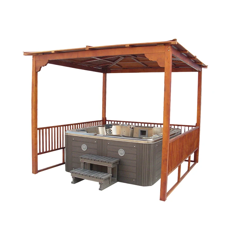 luxury garden wooden gazebo