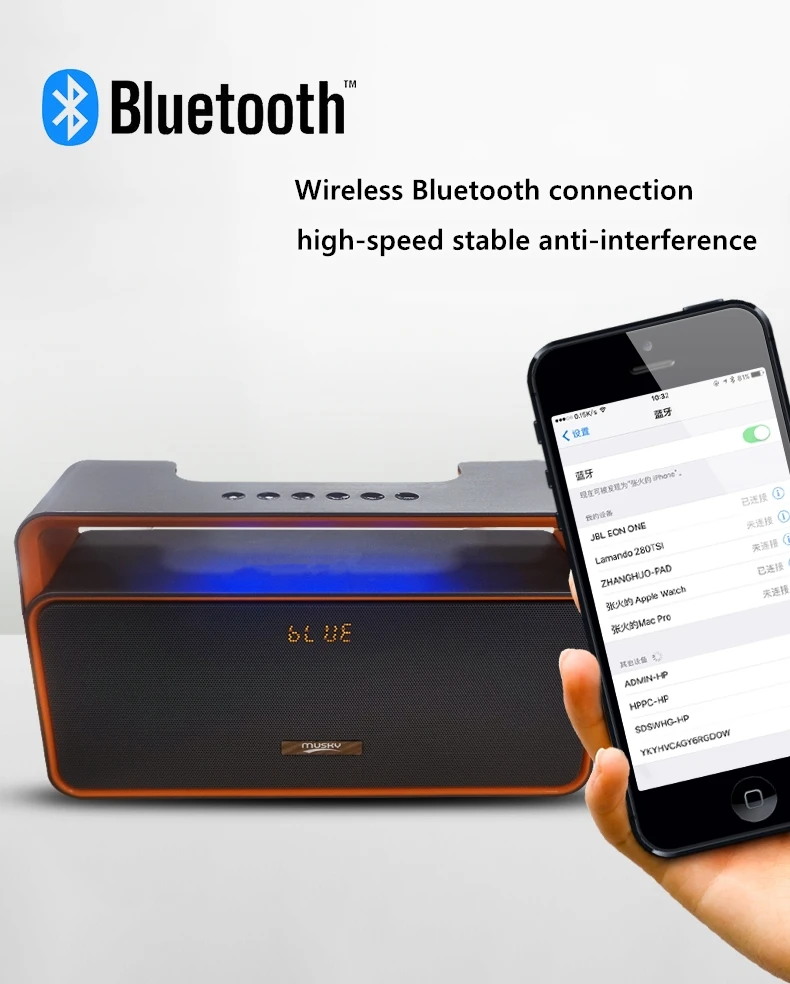2020 New Arrival Hands-free Wireless Mini Portable Bluetooth Speaker with FM radio - ANKUX.COM