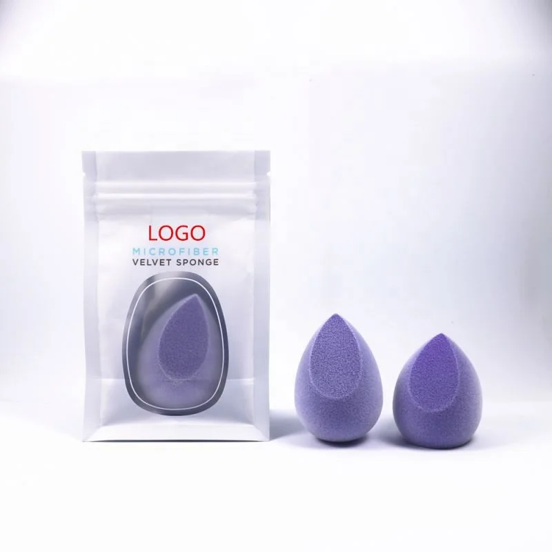 

Microfiber makeup sponge,10 Pieces, Blue / pink / purple / rose red