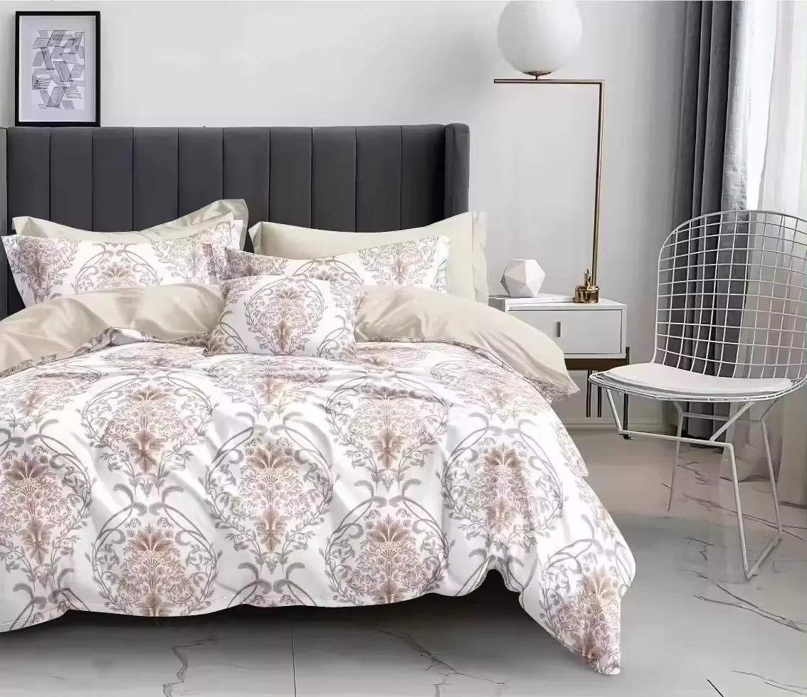 High Quality 100% Cotton Digital Printing Duvet Cover Set 4-Piece Bedding for All Seasons manufacture