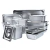 Full Sizes 1/1 1/2 1/3 1/4 1/6 1/9 American style stainless steel steam table anti jam gn food pan