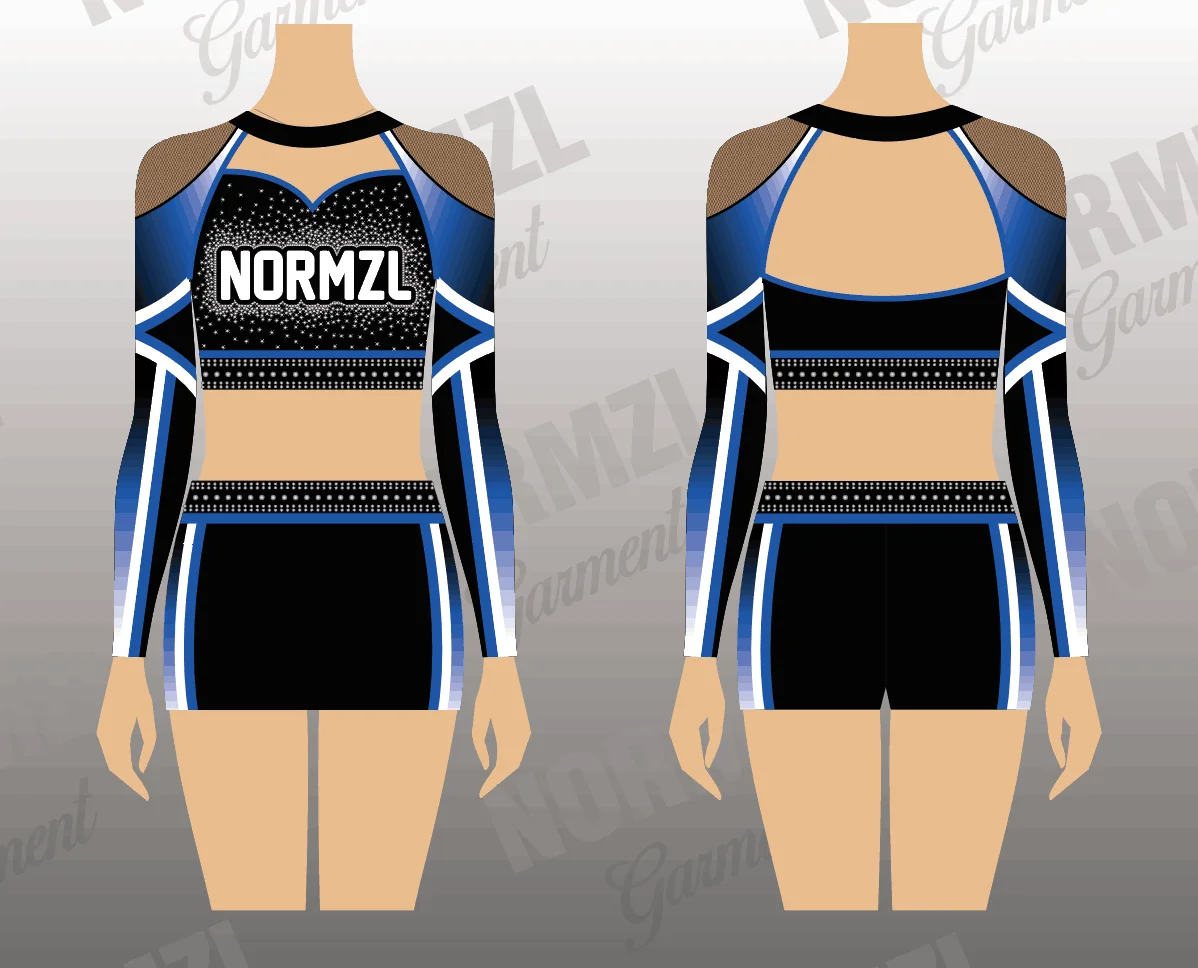 Custom Performance Cheerleading Uniforms Sublimation Competition Cheer 