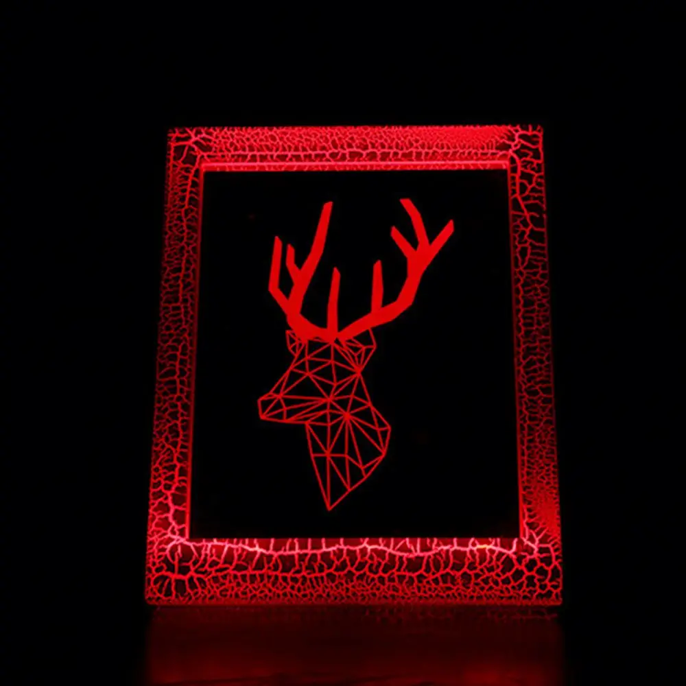 Smart High Quality Decoration Novelty Quantum Lights Usb Glow Table Lamp Children 3D Led Night Light For Kids