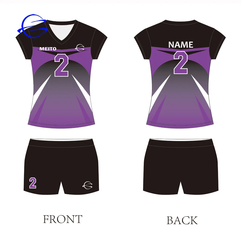 Quick Dry Latest Design Sublimated Volleyballteam Uniform Beach Tops ...