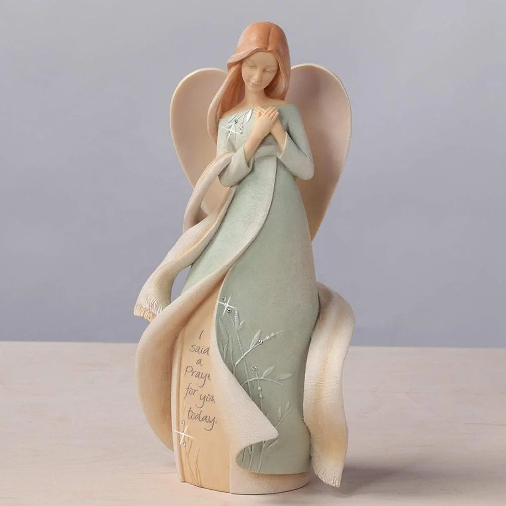 Kaufe Süße Mädchen Ornament Harz sitzen Kleid Mädchen Figur Figur