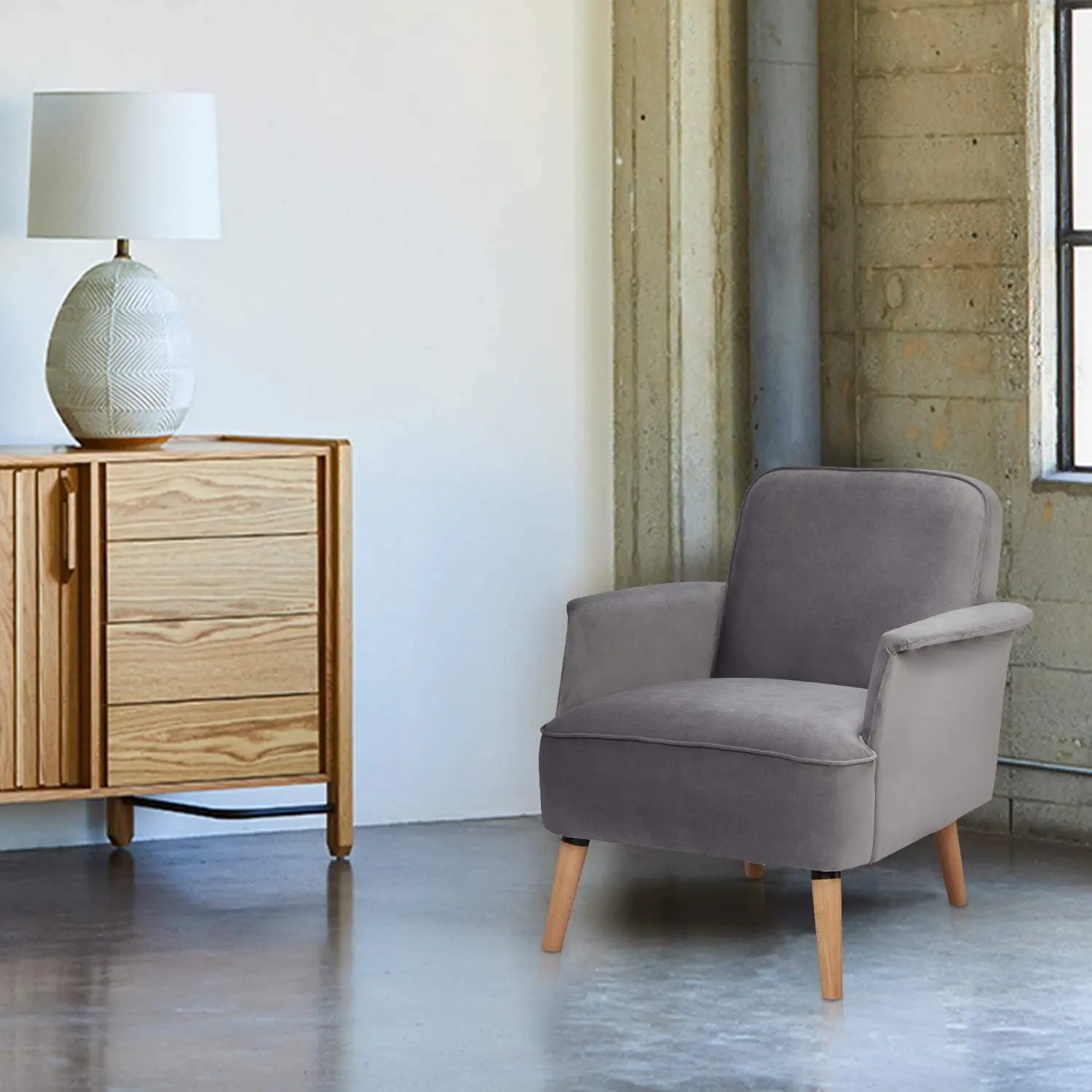 jky furniture modern style comfortable accent chair wooden