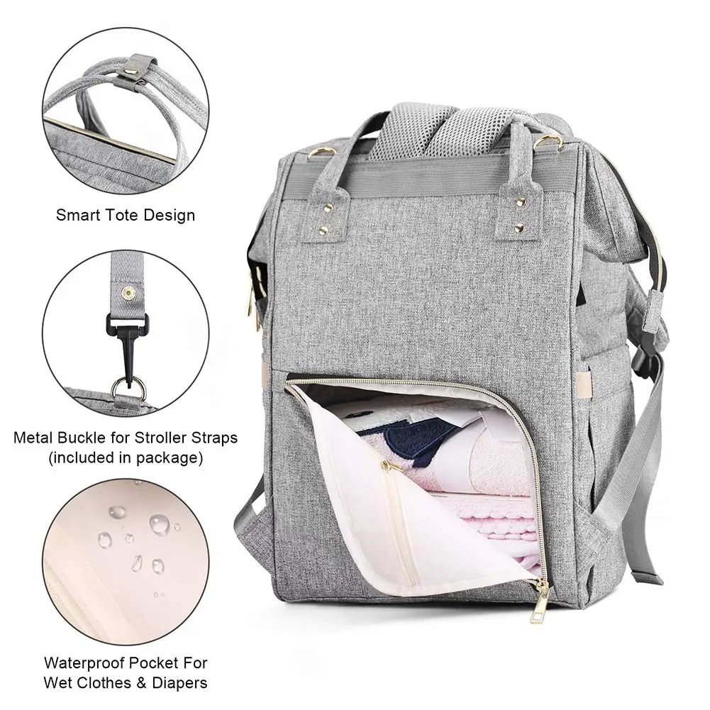 diaper bag with insulated compartment