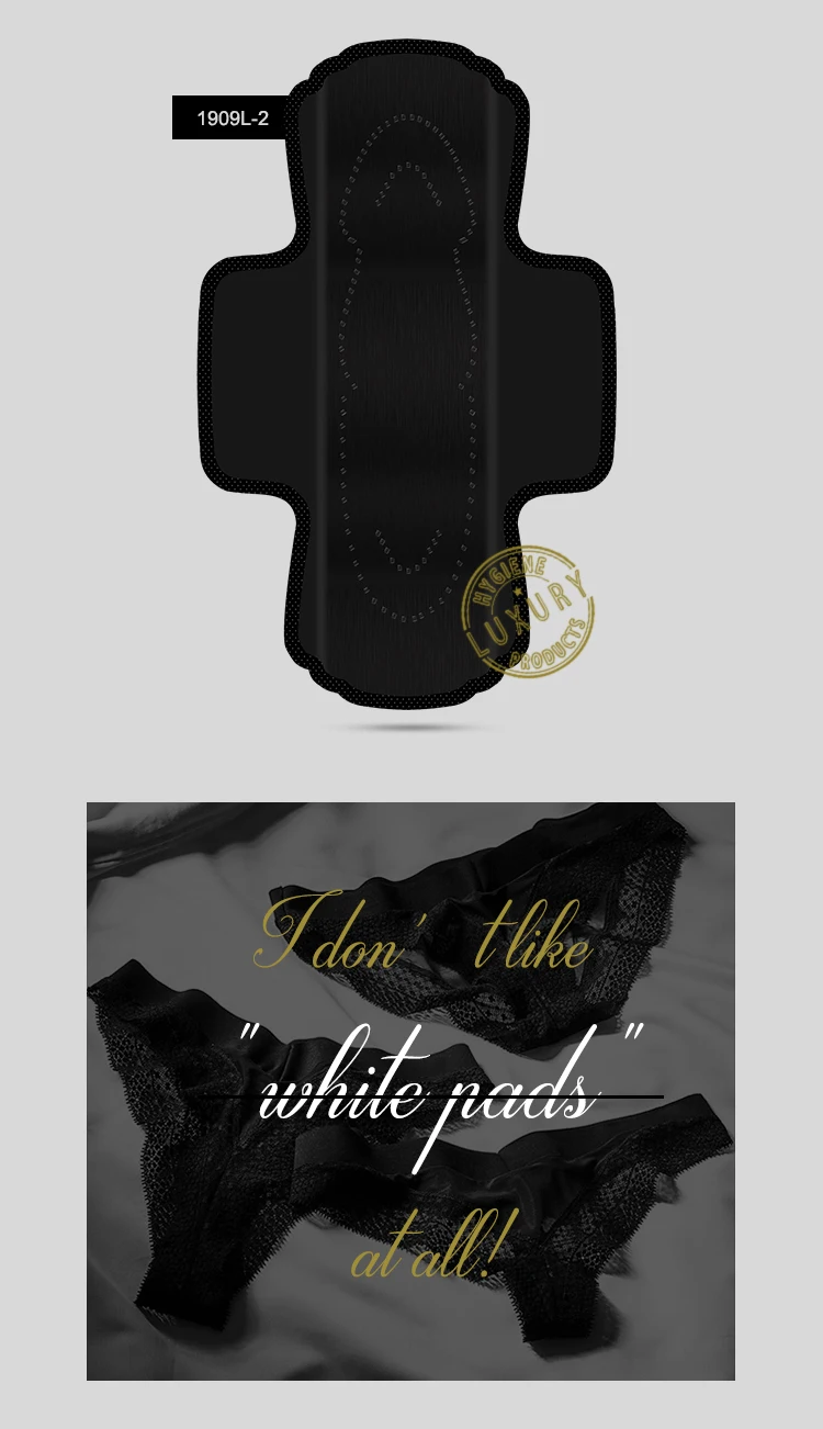 mystic lady black bamboo charcoal sanitray pads p