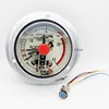 China reliable operation electric contact pressure gauge magnetic pressure gauge back installation method