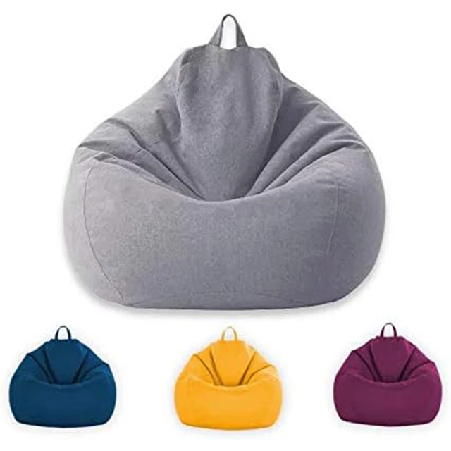 Wholesaler Beanbag Cover Beanbag Chair Bean Soft With Linen Fabric Bean
