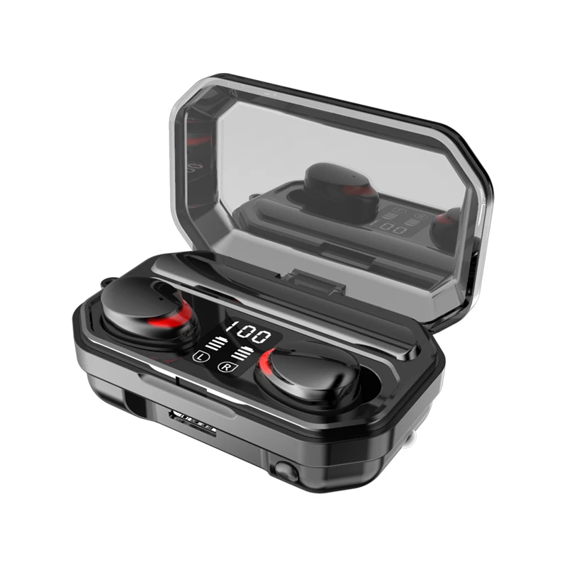 LED Charge Box Real IPX7 Waterproof m15 TWS Wireless Earphone 5.0 Headphones Sport Gaming Headset Noise Earbuds