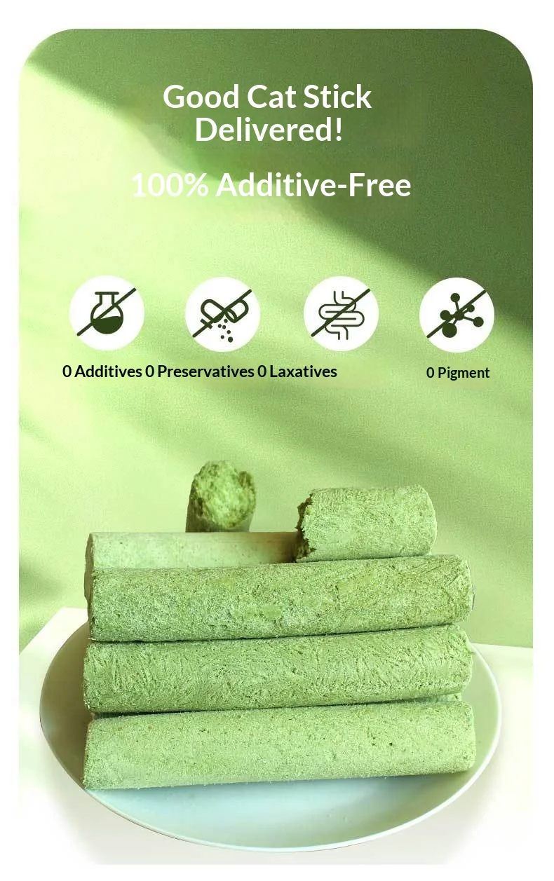 product freeze dried chicken cat snacks grass grinding sticks with catnip nutrition for special hair care821-4
