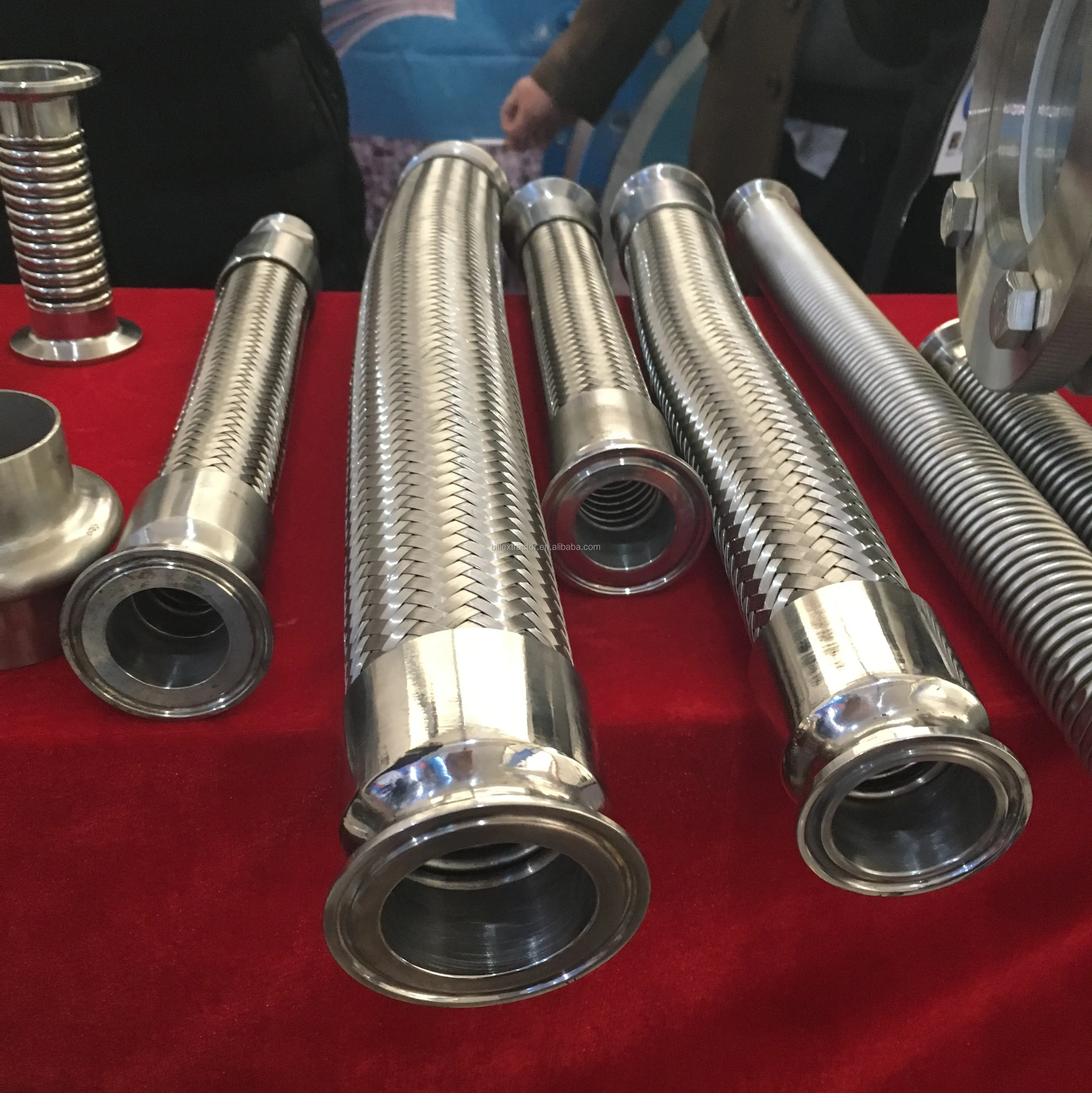 Stainless Steel Vacuum Pipe Bellow For Kf16 Kf25 Kf40 K50 Iso Flexible