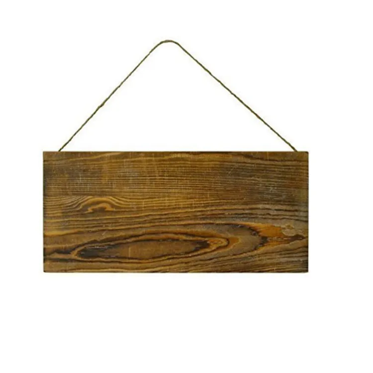 wooden signs