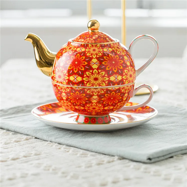 Hotel One Person Used Unique Coffee Teapot Set For One With Tea Cup