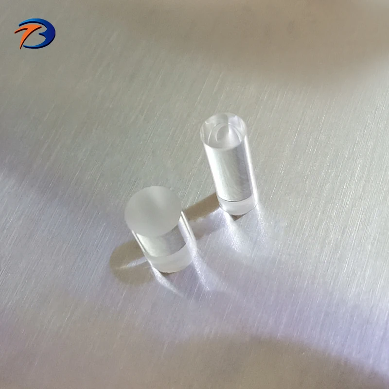 Custom transparent quartz glass rod sapphire rods