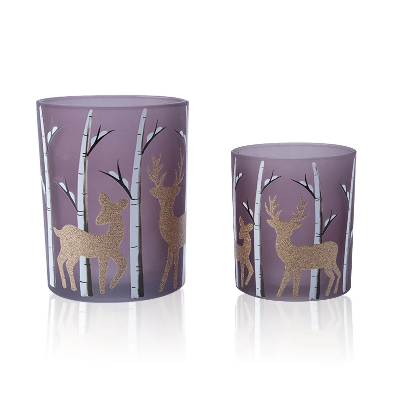 Wholesale Luxury Custom Empty Matte Black Candle Holder