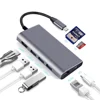 Multi Function Usb 3.1 Gen 1 Type-c Hub With Rj45,Hdm I 4k,Usb3.0,Sd And Tf Card Reader