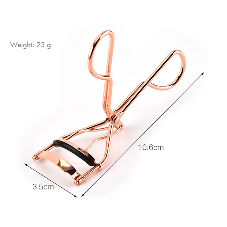 Best Low Moq Wholesales Oem Metallic Stainless Small Micro Mini Pink Rose Gold Custom Logo Private Label Set Eyelashes Curler