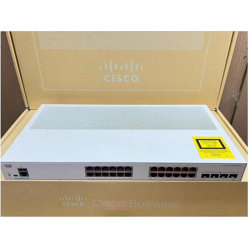 Cisco CBS350-24P-4G Switch - 24 Port Managed POE Ethernet