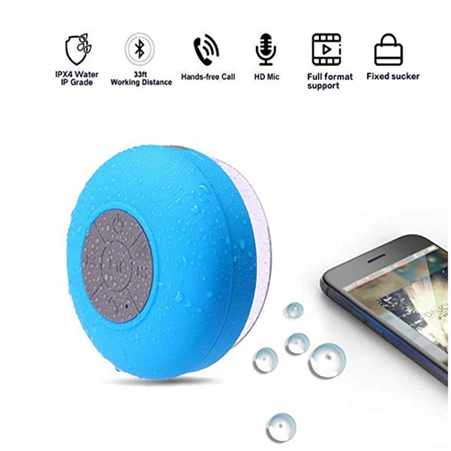 Hot mini waterproof music angel round bluetooth speaker mic - ANKUX.COM